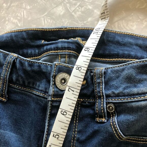 maurice’s skinny jeans size xs regular dark denim fall - Picture 6 of 7